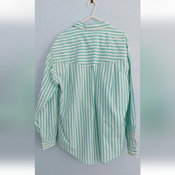 Mens Vintage Striped shirt Aviator Flying Kit London Size M - Picture 4 of 7